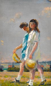 Studie für ?Die Unzertrennlichen? II von Walter Bonner Gash